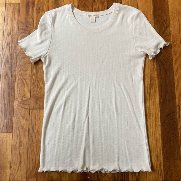 Sister Katie Pointelle tee, size medium t-shirt - Picture 2 of 3